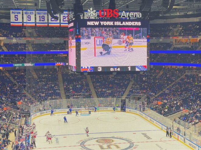 Elmont: New York Islanders UBS Arena Ice Hockey Game Ticket - Full Description
