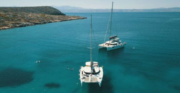 Elounda: Private Catamaran Trip With Food and Drinks - Common Questions