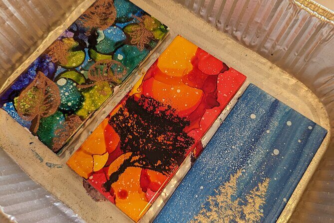 Embossed Alcohol Ink Tile in Estes Park - Final Thoughts