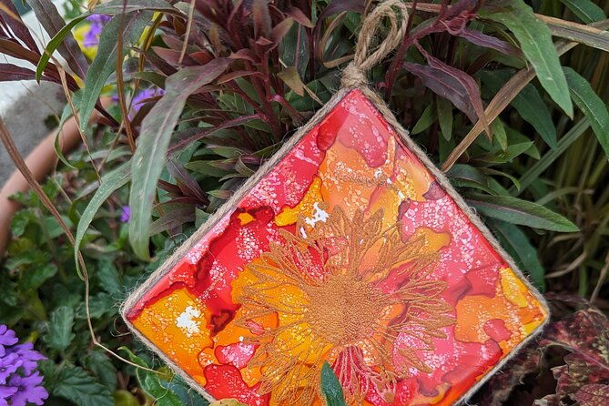 Embossed Alcohol Ink Tile in Estes Park - Good To Know