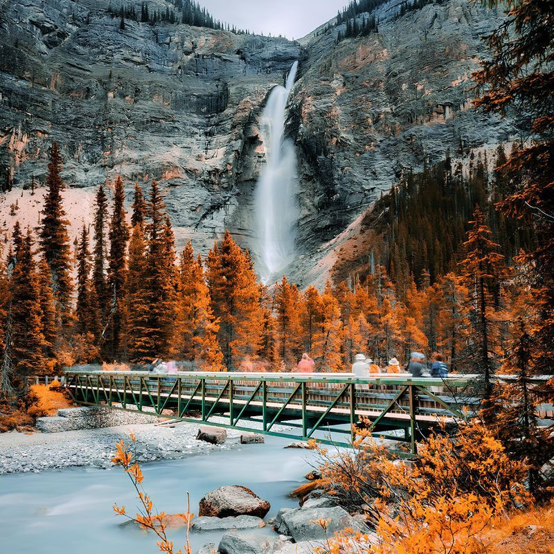 Emerald Lake, Wapta Falls and Takakkaw Falls tour in Yoho - Three Yoho stops, three different reasons to go