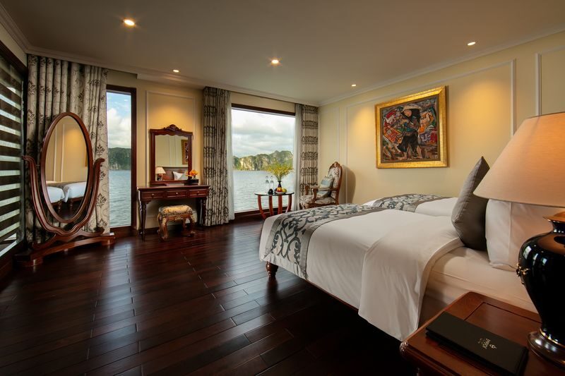 Emperor 2D1N Cruise: Ha Long Bay, Me Cung Cave, Luon Cave - Sleeping aboard and waking to the bay