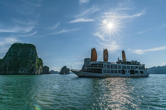 Emperor Cruises Experience 2 Days 1 Night in Halong Bay. - Exciting Beach Activities