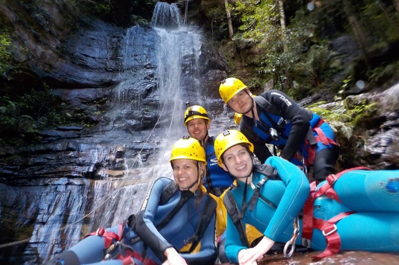 Empress Canyon - Blue Mountains Abseiling and Canyoning Experience - The 30-metre waterfall finale