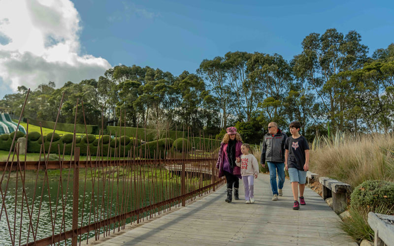 Enchanted Adventure Ticket on the Mornington Peninsula - A hillside garden with room to play