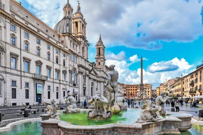 ENG Rome: Trevi Fountain, Piazza Navona Golfcarttour - Meeting Point Information