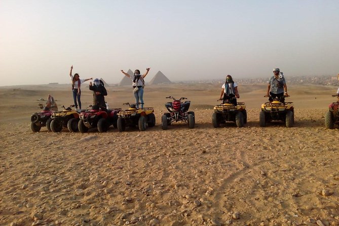 Enjoy Desert Safari Nearby the Great Pyramids by a Quad Bike and Camel Riding - Enjoy a Scenic Camel Ride