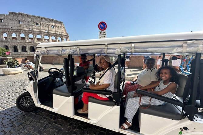 Enjoy Rome Major Attractions by Golfcart - End Point Information