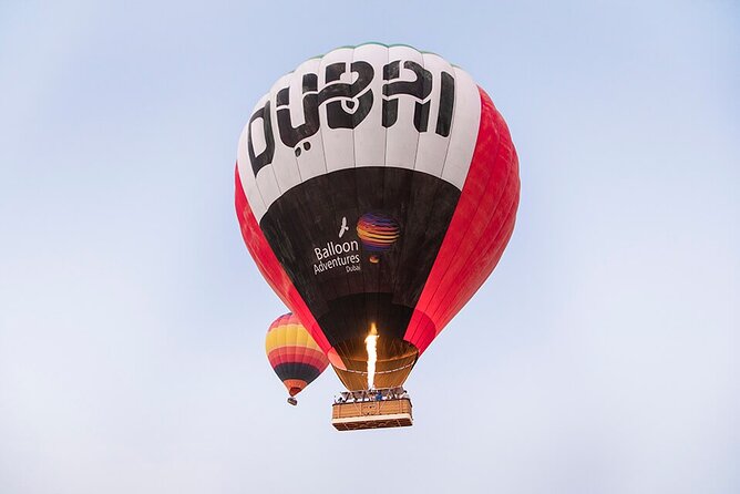 Enjoy Standard Dubai Desert Hot Air Balloon - Pricing and Group Size Options for the Dubai Desert Hot Air Balloon