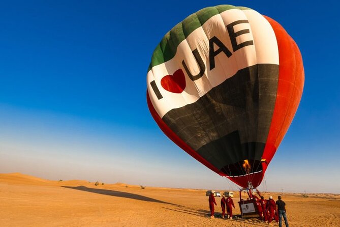 Enjoy Views Of Dubai Beautiful Desert By Hot Air Balloon From Dubai & Falcon - All Taxes and Service Charges Included