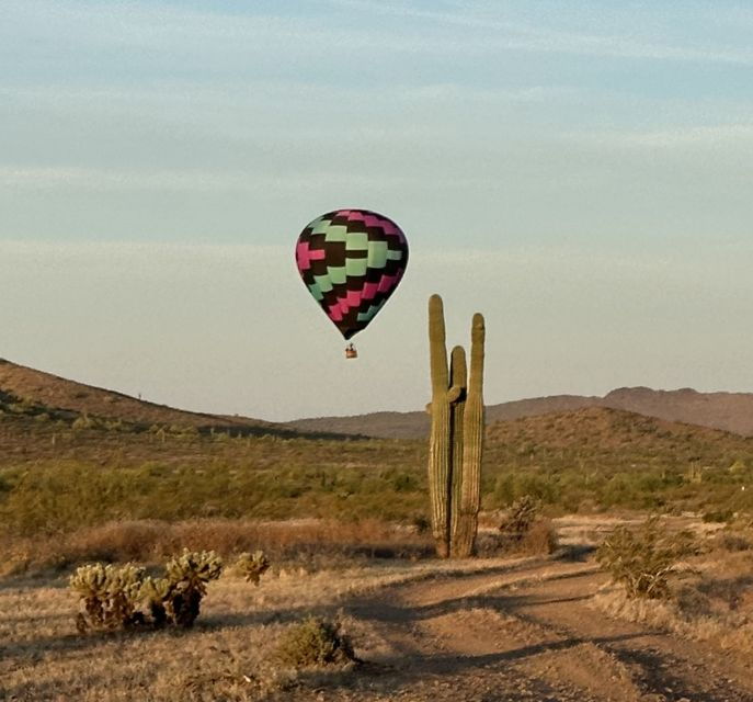 Epic Sonoran Sunrise Balloon Flight - Lift off at Sunrise