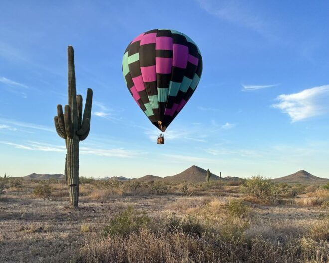 Epic Sonoran Sunrise Balloon Flight - Spot Wildlife and Natural Wonders