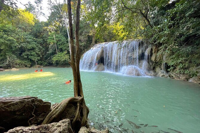 Erawan Waterfall and Kanchanaburi Multilingual Private Tour - WWII History Comes Alive at the JEATH War Museum