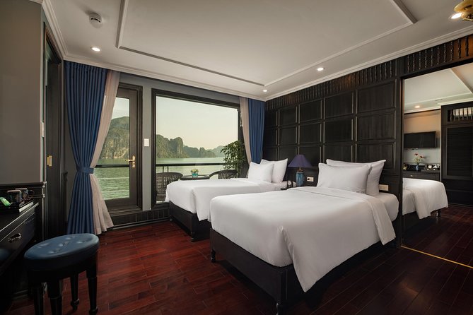 Erina Cruise 6-Star Cruise 2 Day Visit Lan Ha Bay Private Balcony - Private Balcony Experience