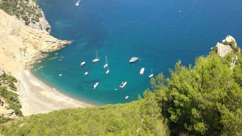 Es Coll Baix boat experience in Alcudia Bay - From the pier across Alcudia Bay