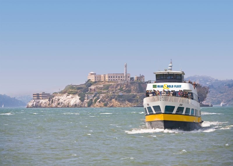 Escape from the Rock Cruise around Alcatraz Island - From Pier 39 beneath the Golden Gate