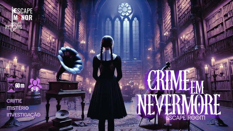 ESCAPE MANOR Escape Rooms: Nevermore Murder - The Killer - Overview of the Experience