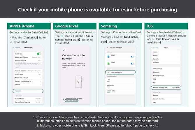 eSIM 4G/5G Data for Asia 8 Areas Singapore Thailand MY VN HK TW - What to Expect from This eSIM Experience