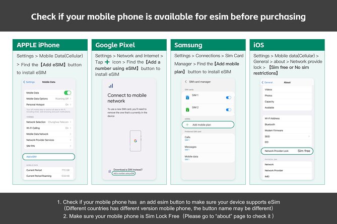Esim Australia and New Zealand Esim Data Plan QR Code - Full Refund Policy