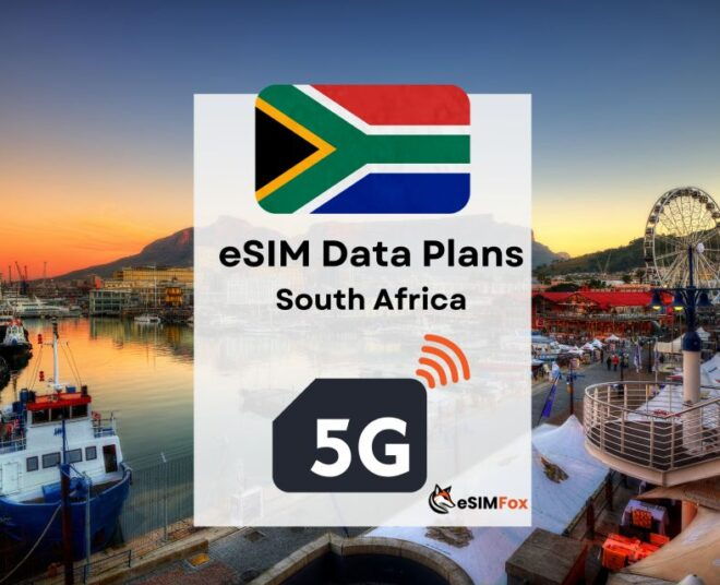 Esim South Africa : Internet Data Plan 4g/5g - Inclusions