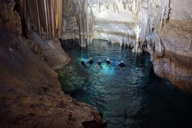 Estany Den Mas: Coastal Hike, Abseil & Sea Cave Exploration - Exploring the Sea Cave