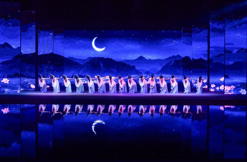 "Eternal Love in Jiuzhaigou" Tibetan and Qiang Song and Dance Party - A stage show built around Jiuzhai stories