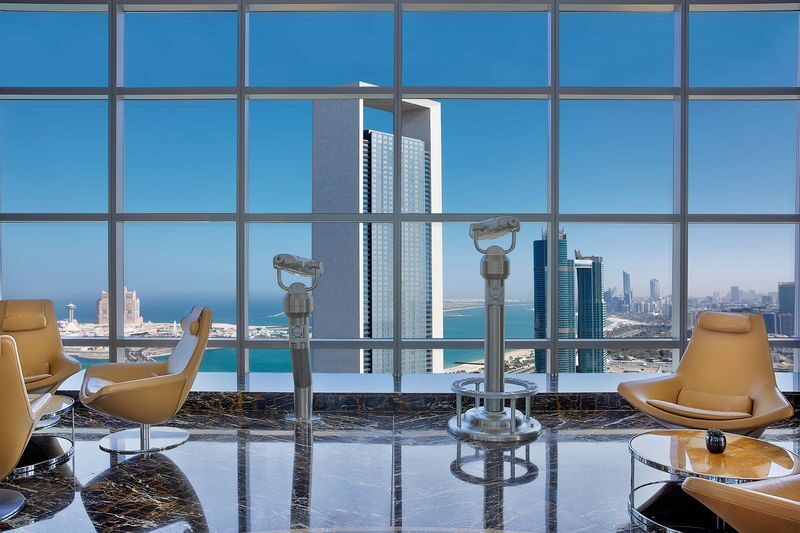 Etihad Tower Observation Deck with Light Snack in Abu Dhabi - Finding the entrance at Etihad Towers