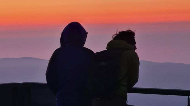 Etna North Sunset: Summit Area & Craters of 2002 - Sunset Exploration Highlights