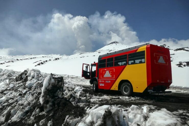 Etna: Sunset 4x4 Coach Tour to the Top of Etna - Experience Highlights