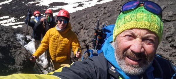 Etna: the Path Through the Lava. Trekking on Mount Etna at 3000 M - Directional Guidance