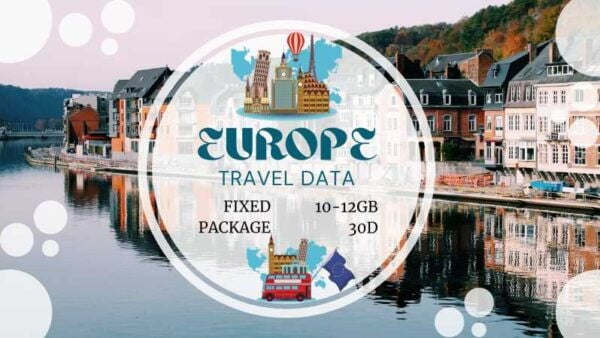 Europe: 4G Esim Unlimited Data Roaming for Tourist - Activation and Validity