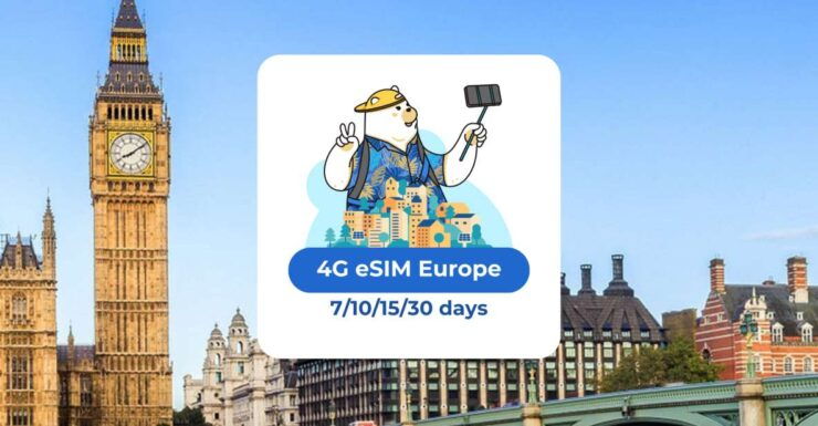 Europe: Esim Mobile Data (33 Countries) - 10/15/20/30 Days - Pricing and Validity Details