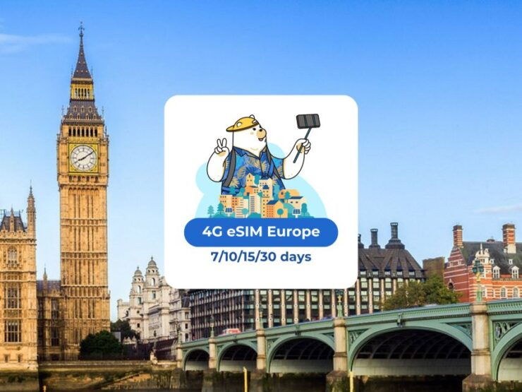 Europe: Esim Mobile Data (33 Countries) - 10/15/20/30 Days - Location Coverage and Benefits