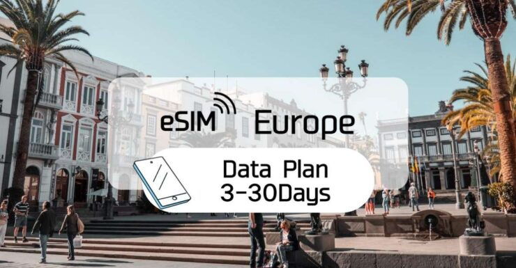 Europe: Esim Roaming Data Plan (0.5-2gb/ Day) - Booking and Flexibility