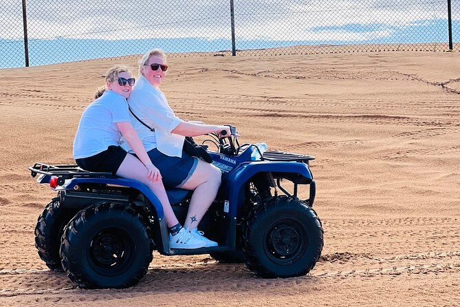 Evening ATV Quad, Dune Bashing, Sandboard, Live Shows & BBQ Dine - Pickup and Start Time