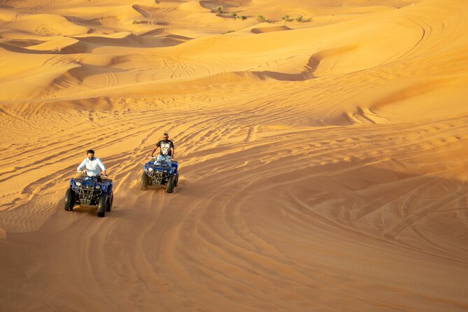 Evening Desert Safari With Quad Bike, BBQ Dinner and Camel Ride - Traditional Campsite and BBQ Dinner