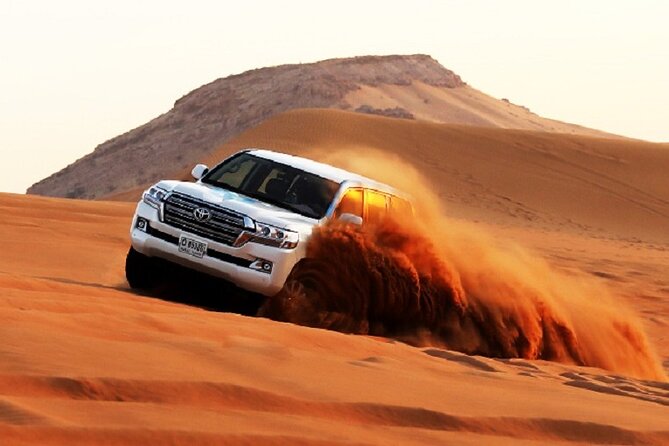 Evening Desert Safari:Dune Bashing, Camel Ride, Live Shows, BBQ Dinner & More - Inclusions