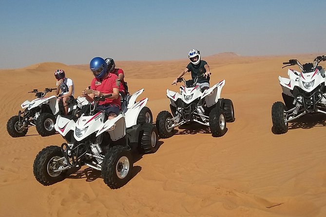 Evening Quad Bike Desert Drive in Dubai With Dinner - Quad Bike Excursion