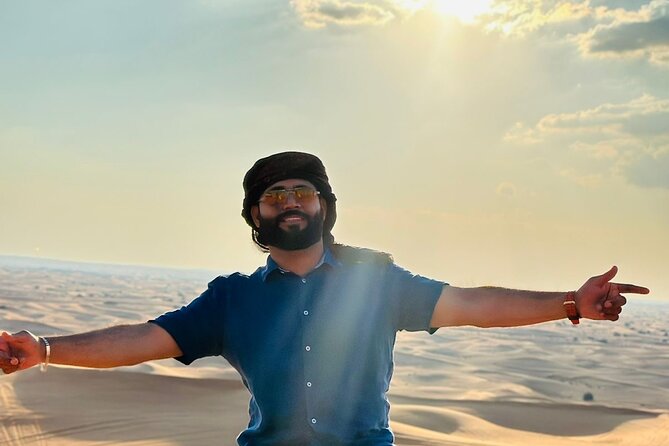 Evening Red Dune Desert Safari BBQ Dinner With Quad Bike - Enjoying a Delicious BBQ Dinner in the Desert