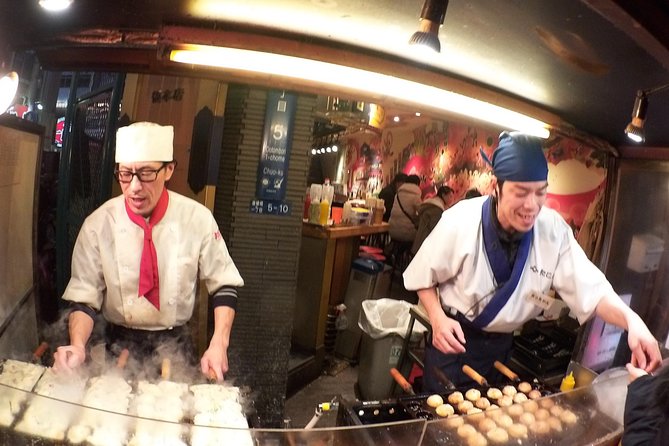 Evening Street Food Hopping Tour in Downtown Osaka - Tour Details