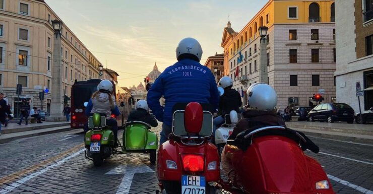 Evening Vespa Sidecar Tour With Italian Aperitivo - Aperitivo Experience