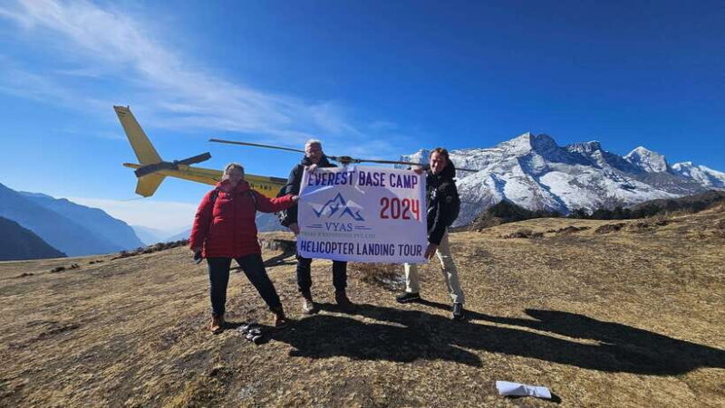 Everest Base Camp Helicopter Tour with Landings from KTM - What to Expect from the Everest Helicopter Tour