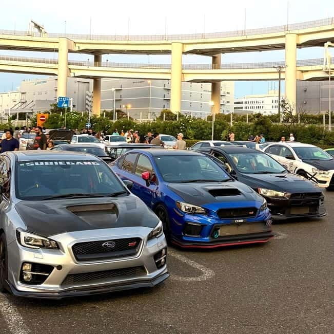 EVO, WRX, Skyline  JDM Night Run to Daikoku Car Meet - The Experience in Detail