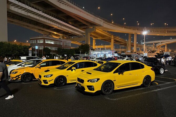 EVO, WRX, Skyline  JDM Night Run to Daikoku Car Meet - Exploring the Itinerary in Detail