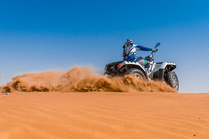 Exciting Quad Bike Experience With Dune Bashing, Sand Boarding and Refreshments - Whats Included in the Experience