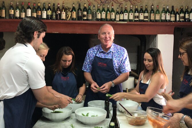 Exclusive Cooking Class & Chianti Wine Tasting at a Boutique Winery in Panzano - Location and Duration