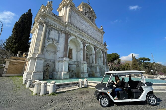 Exclusive Private Golf Cart Tours Rome - Booking and Cancellation Policy