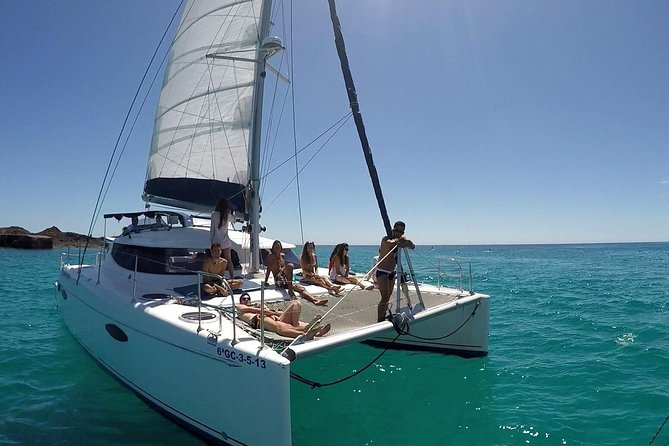Exclusive Sailing Catamaran Experience to Lobos Island With Lunch and Drinks - Catamaran Cruise Details