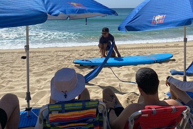 Exclusive Surf lesson on 4x4 round trip transportation - The Small Group, High Impact