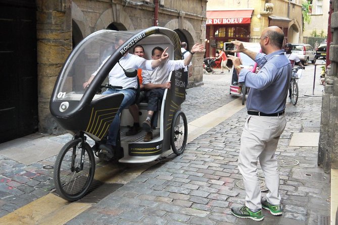 Excursion in Old Lyon by Bicycle Taxi  - Cancel 24H Prior & Full Refund - Guaranteed Lowest Price